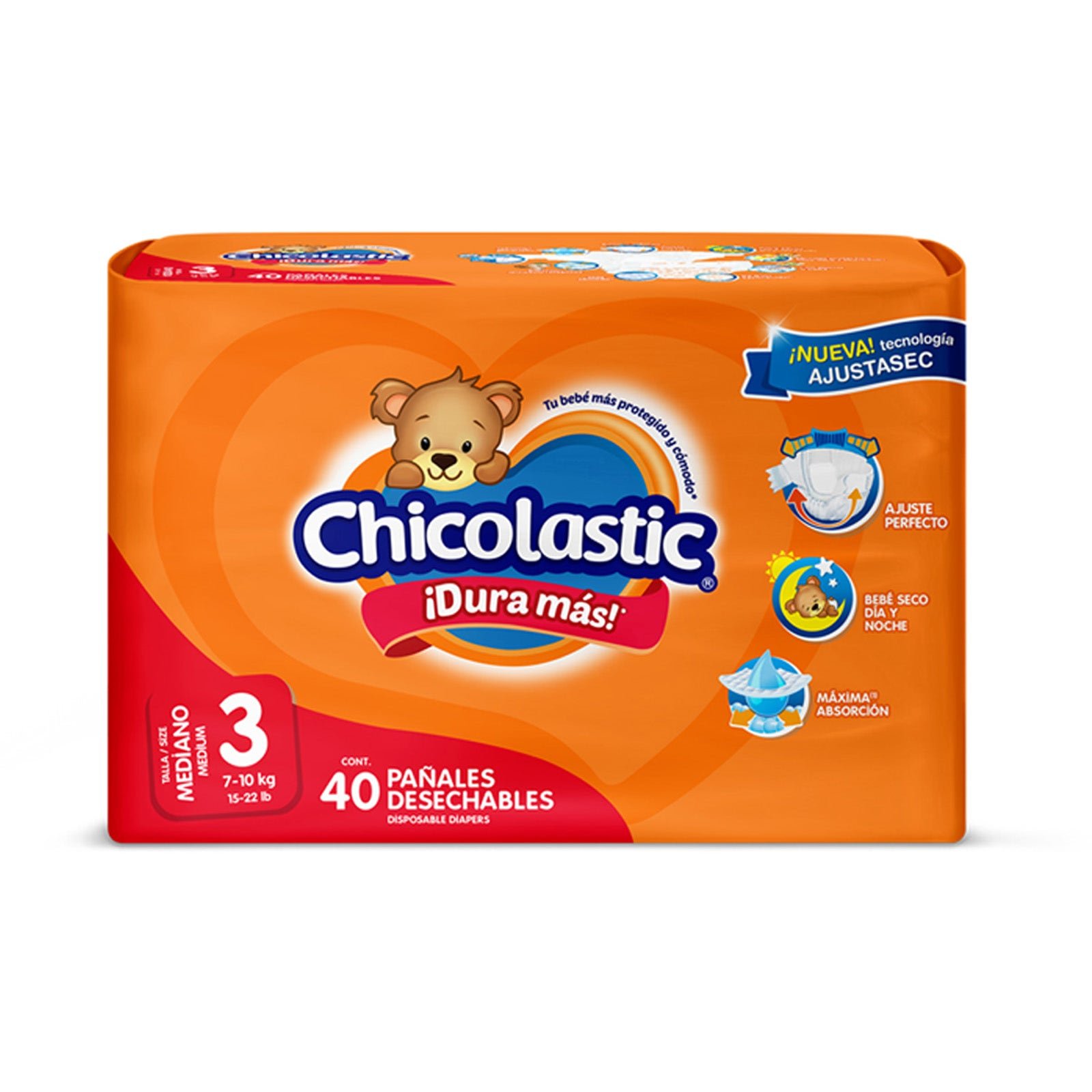 Diaper Chicolastic Size 3 Medium 40 Diapers
