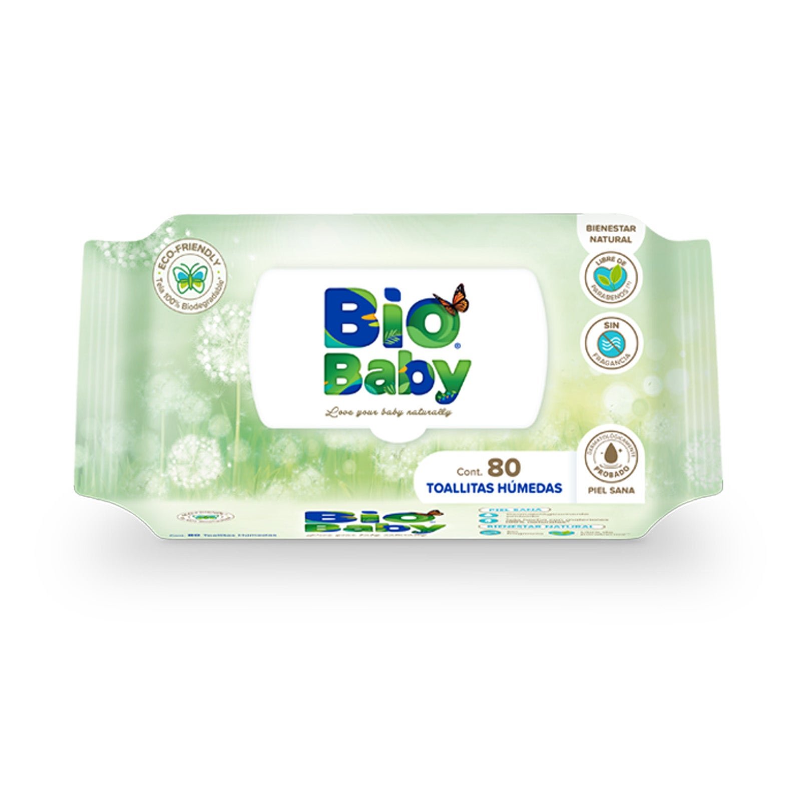 Bio Baby Wet Wipes Pack with 80 pzas