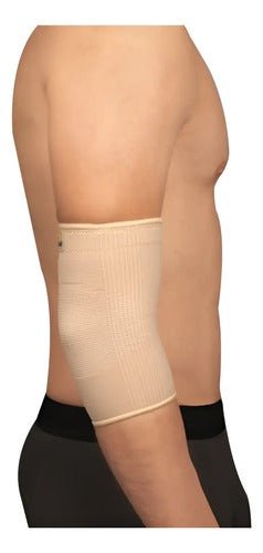 Elbow Support Elastic Beige Anti-deslizante P/ Lesiones Benesta