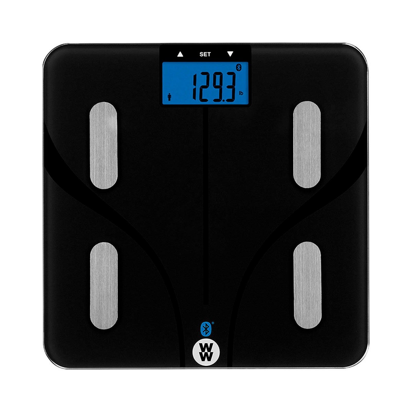 Conair Scale Digital Cristal Black Bluetooth 5 Mediciones