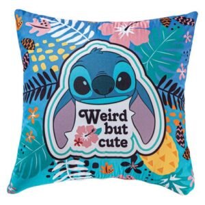 Cushion Cuadrado Decorativo Bedspreads Concord Stitch Aloha Turquesa