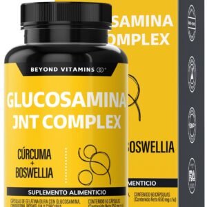Beyond Vitamins Glucosamina JOINT Complex - Glucosamina, Condroitina, MSM, Turmeric, Boswellia Est. 95% - 60 Capsules