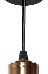 Lamp Light Fixture Hanging Copo Socket Steel Indoor Maxxi Copper/Gold