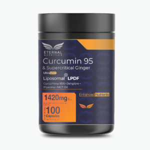 Eternal Nutrition Essentials Turmeric 95% | Ginger Supercrítico + Piperina + Antiinflamatorio Natural · 100 Caps