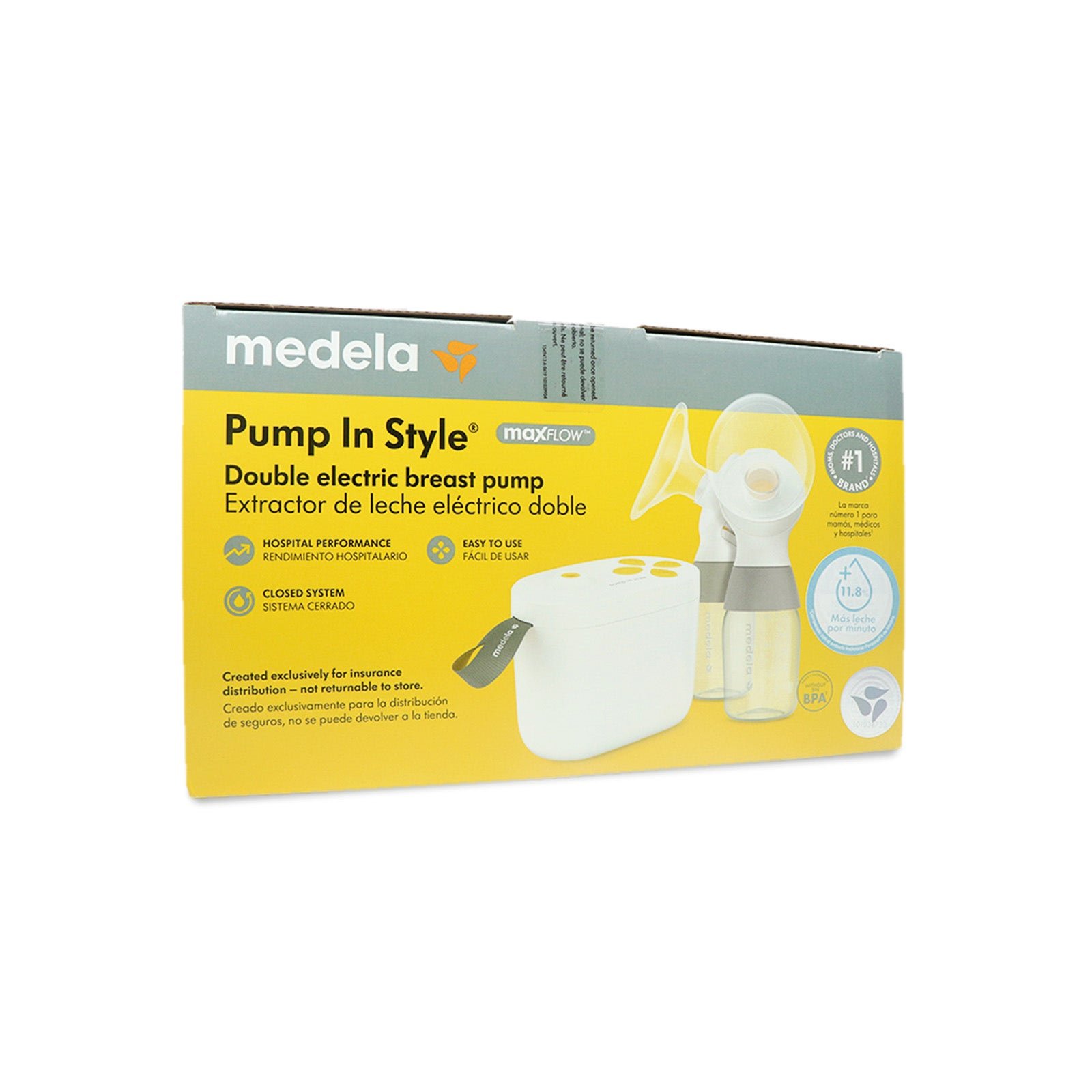 Extractor Milk Madela Electric Double Pump In Style with Technology MaxFlow