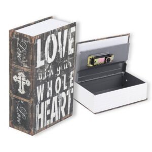 Box Strong Portable LOVE Oculta with Bloqueo Contraseña for Dinero, Joyas & Documentos