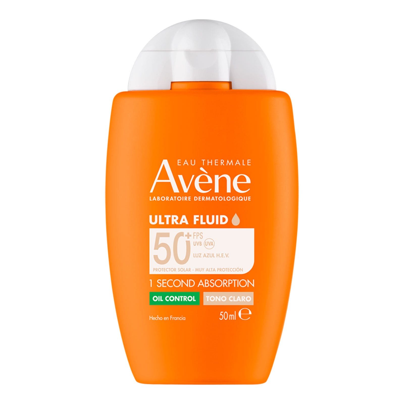 Avene Ultra Fluid Oil Control Shade Light Sunscreen Facial SPF 50+ 50ml