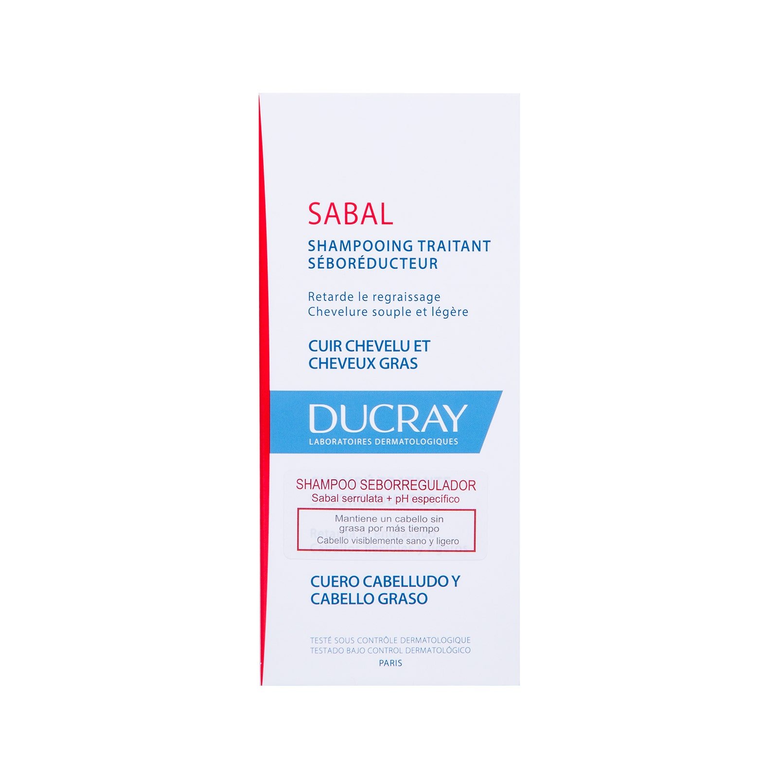 Ducray Sabal Shampoo Seborregulador for Hair Graso 200 ml