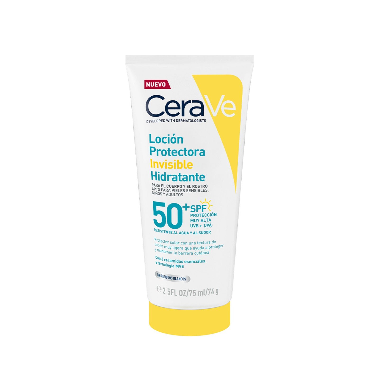 Cerave Sun Hydrasunscreen Body Travel Size Sunscreen 75 ml