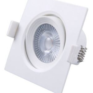 Lamp Empotrado Led 6w Cuadrado Dirigible 3000°k Maxxi White
