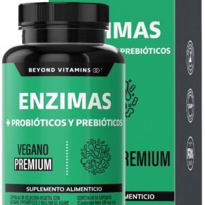 Beyond Vitamins Enzimas Digestivas + Probiotics, 7 Enzimas + Lactobacillus Acidophilus, 60 Capsules