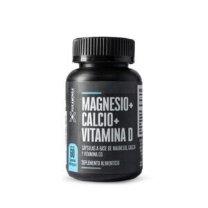 Magnesium + Calcium + Vitamin D | 60 Caps| Kukamonga | without Flavor | Rinde 20 días
