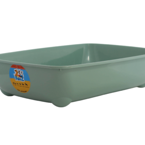 Litter Box Medium Cat Abierto Durable Plastic Belga Pelu2