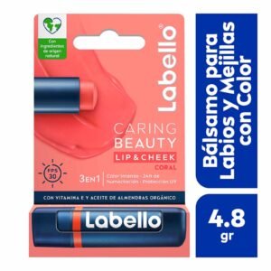 Balm Lip LABELLO Caring Beauty Coral with Color 4.8 g