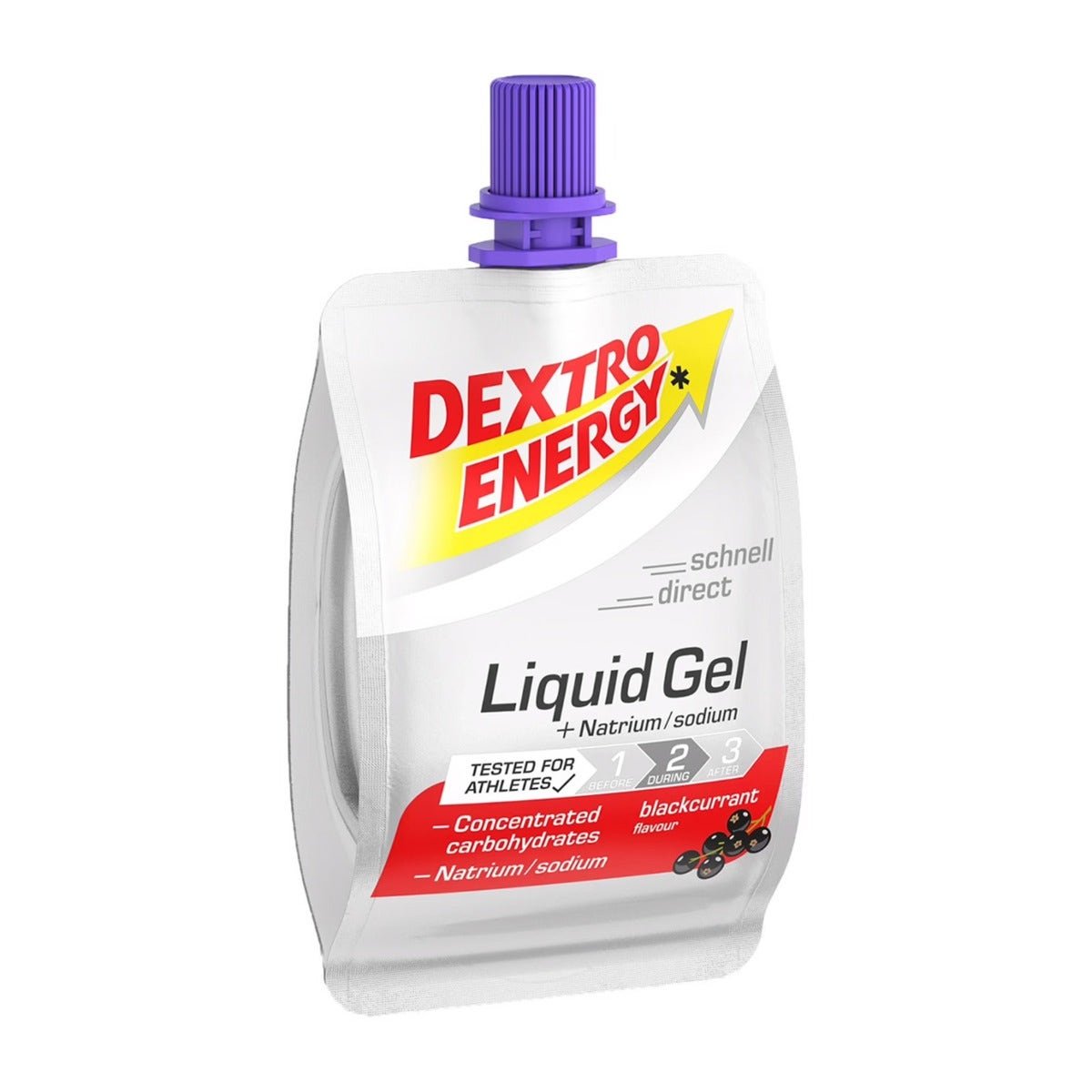 Dextro Energy Liquid Gel Flavor Blackcurrant + Sodium 60 ml