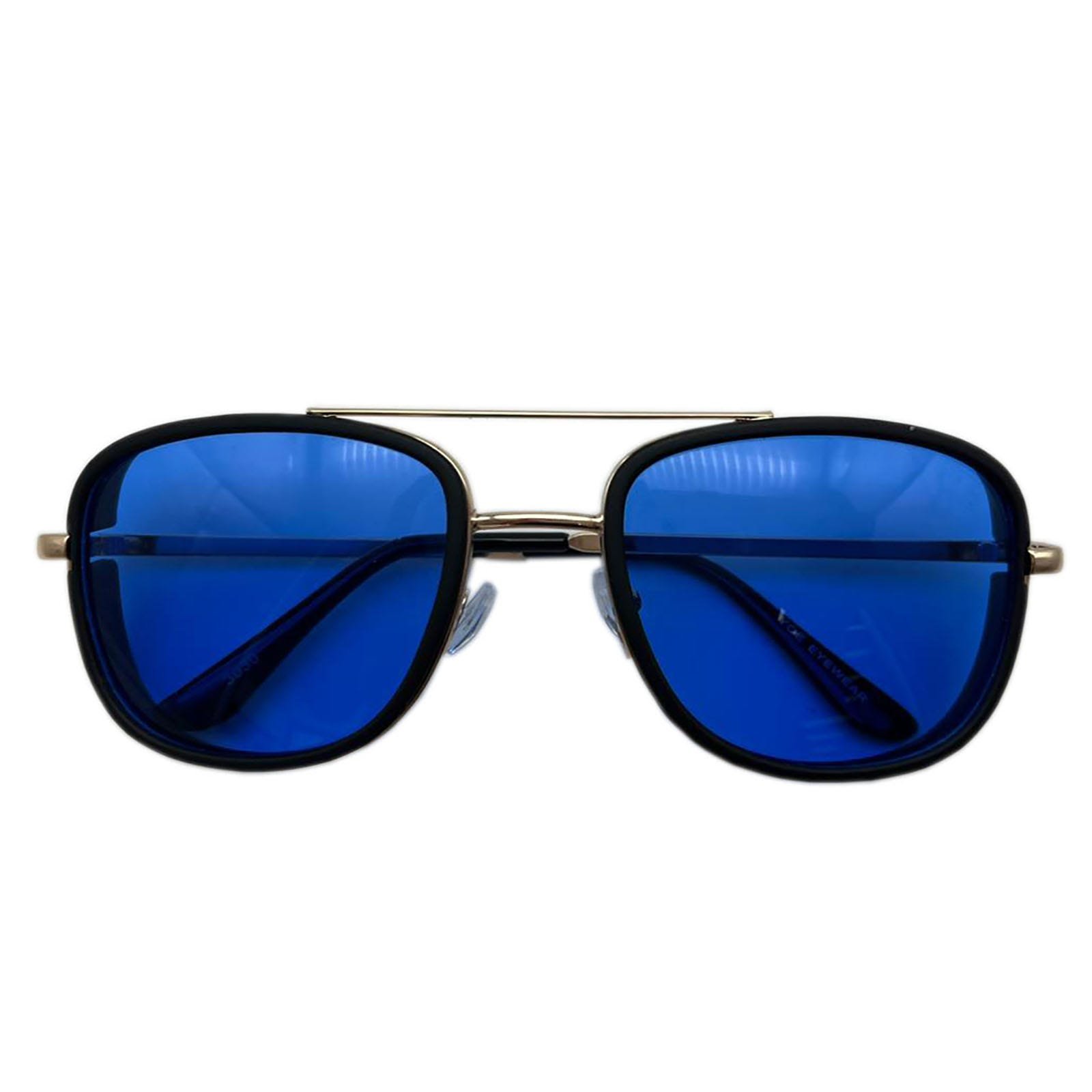 Sunny Side Sunglasses Model 3030-AZ-O Blue Dark