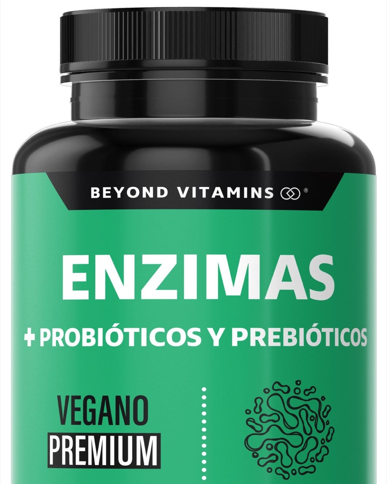 Beyond Vitamins Enzimas Digestivas with Probiotics, 7 Enzimas + Lactobacillus Acidophilus, 60 Capsules