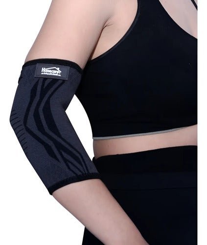 Elbow Support Elastic Black Breathable Homecare