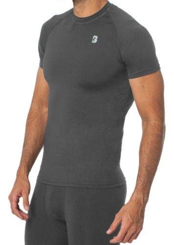 T-Shirt Sports Dryfit Short Sleeve Men Blacksecretsport