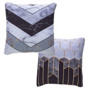 Cushion Decorativo Standard Marmore Gray Bedspreads Concord Gray Estampado
