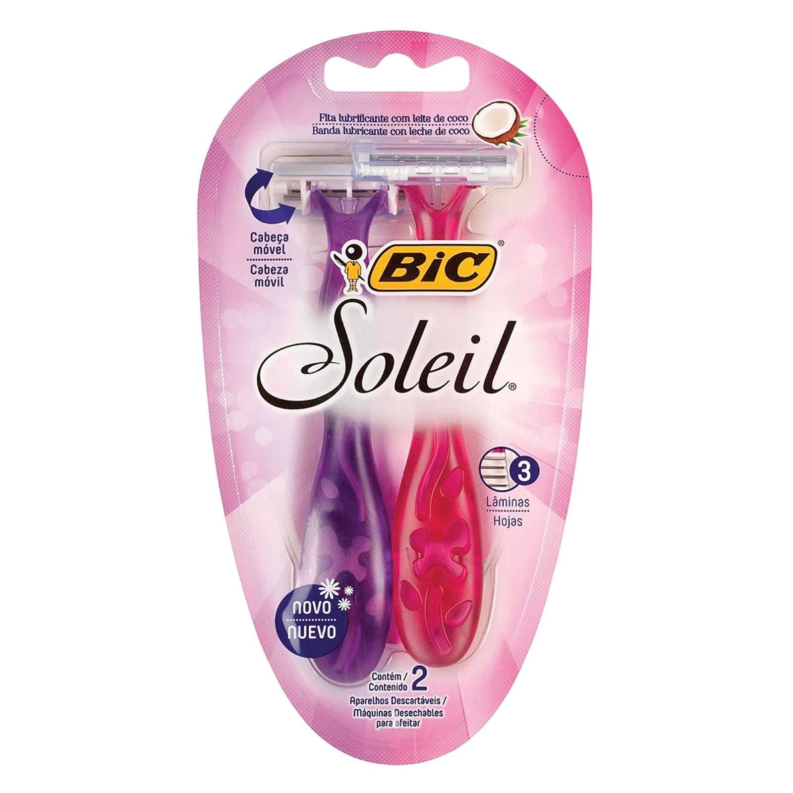 Bic Razor Soleil Flowers 2 Pieces