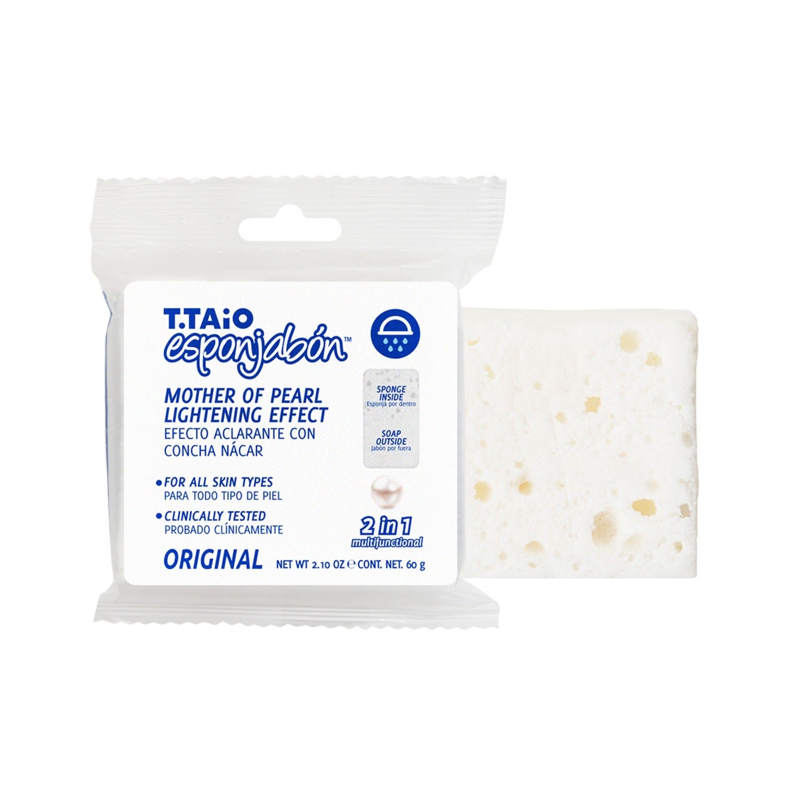 T. Taio Esponjabón Concha Nácar Aclarante 60 g