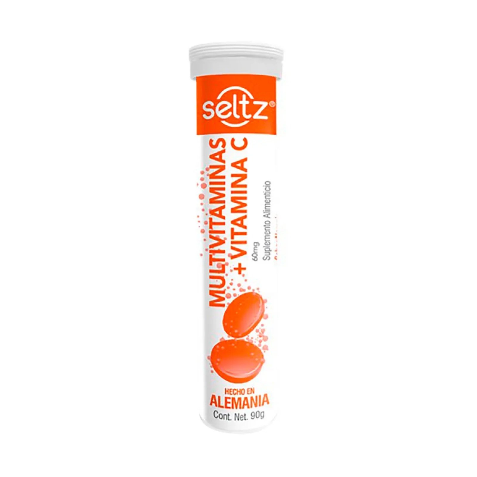 Vitamin Seltz Orange 90 g 20 Tableta Efervescente