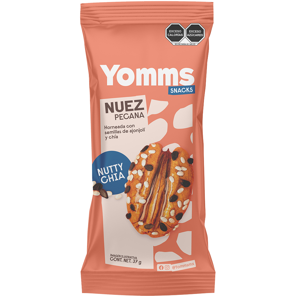 Yomms Snacks Nutty Chia 37 g