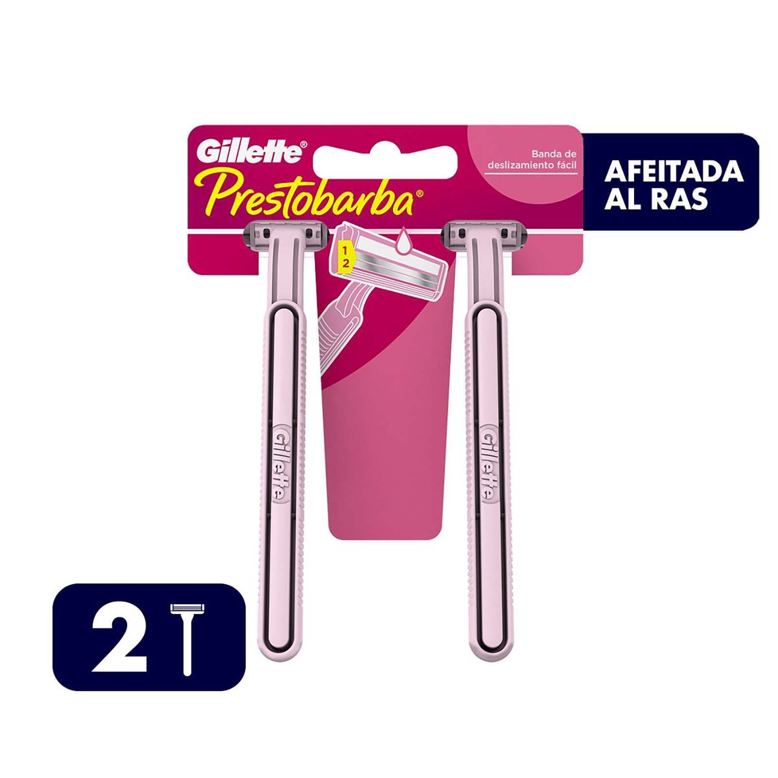 Gillette Prestobarba Razor Disposable, 2 Units
