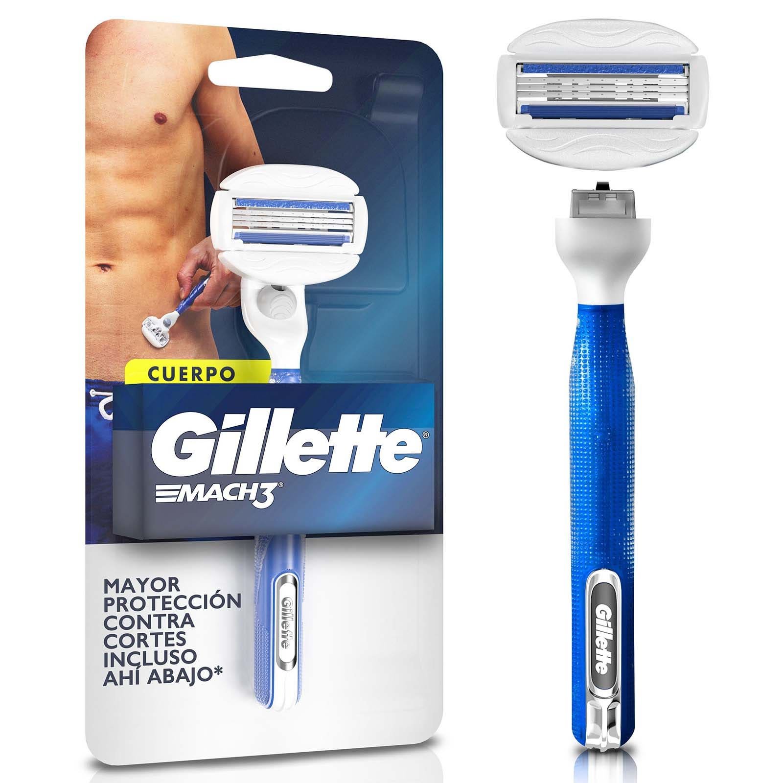 Razor Gillette Mach3 Body with Barras Gel Humectantes 1 Ud