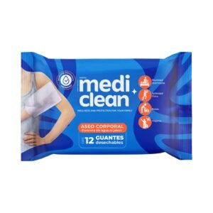 MEDICLEAN Gloves Humedos for Cleansing Body 16/12´S
