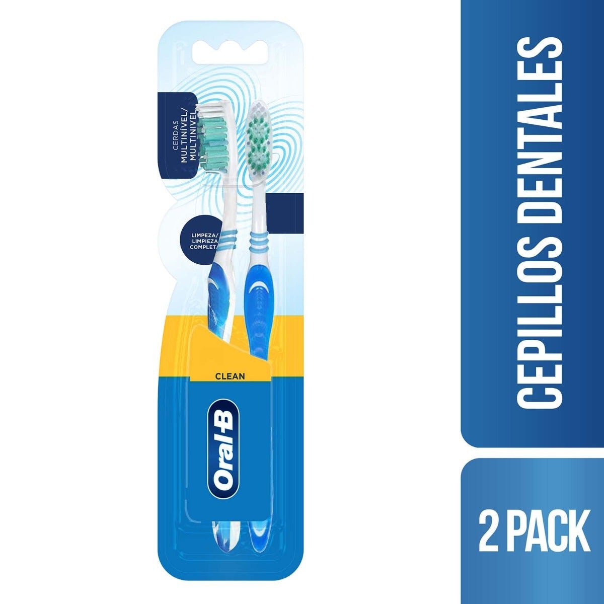 Oral-B Cepillos Dentales Clean Complete Medium 2 Units