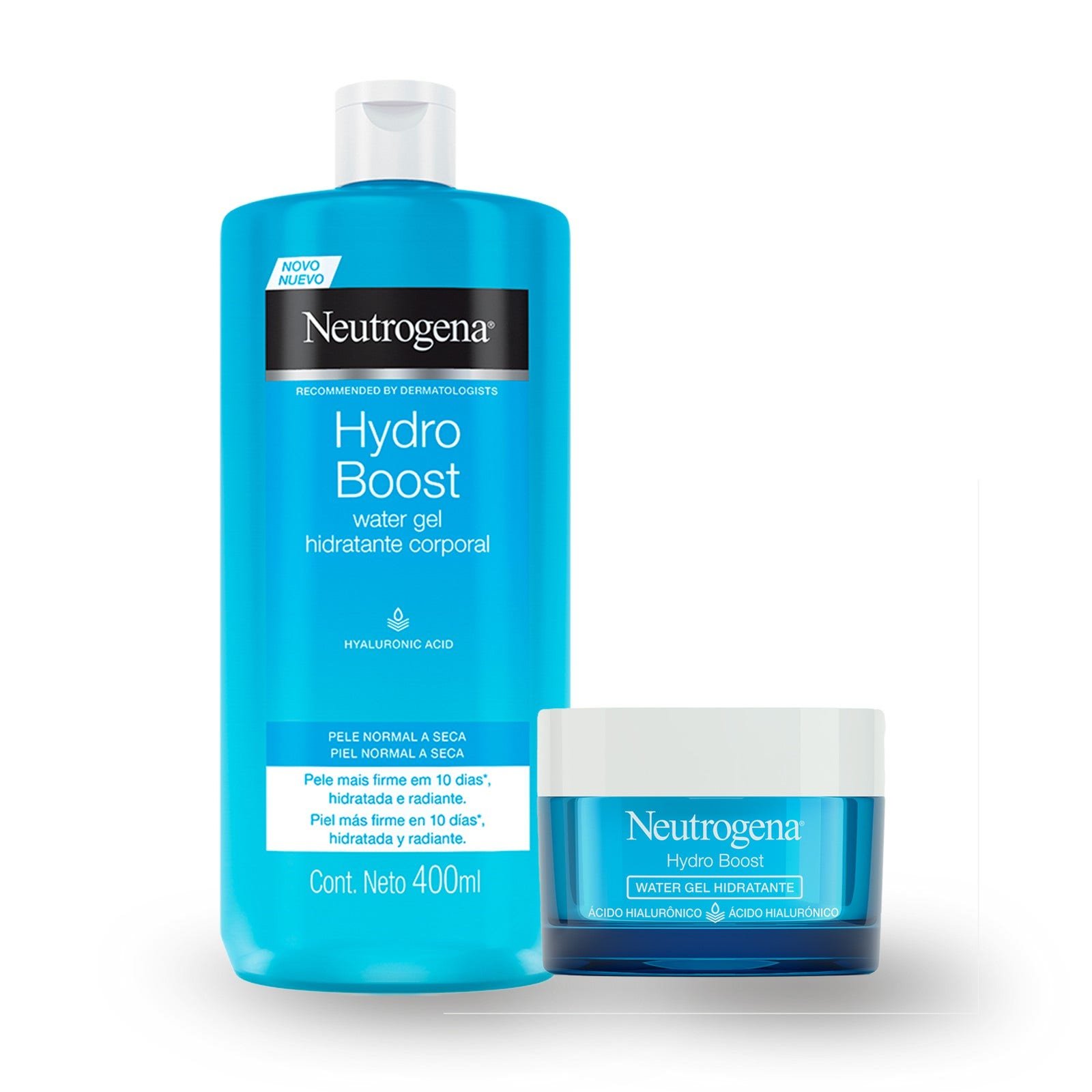 Neutrogena Pack Hydro Boost Hyaluronic Acid Gel Cream 400 ml + Water Gel 50 g