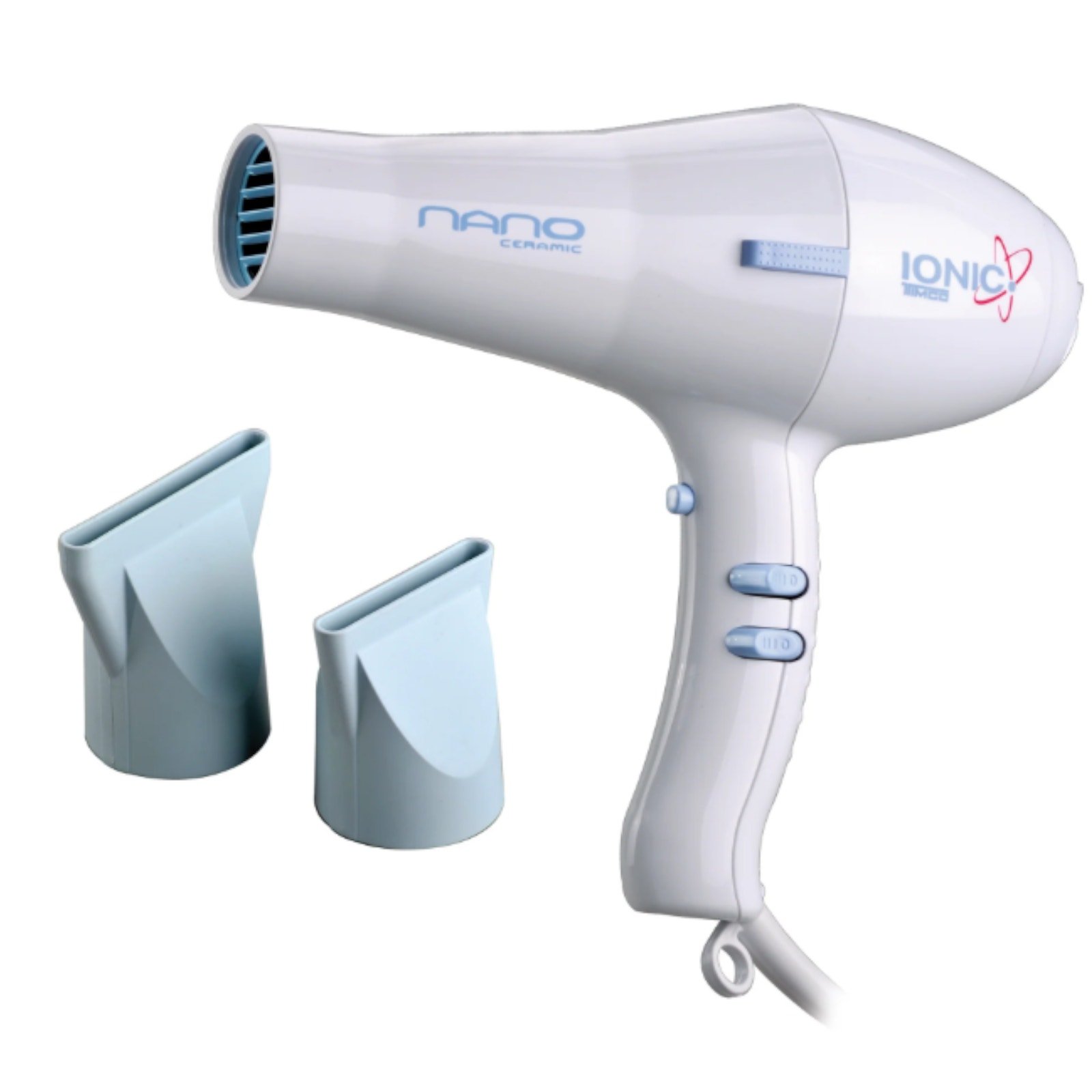 TIMCO Hair Dryer Professional Nano Technology Color White