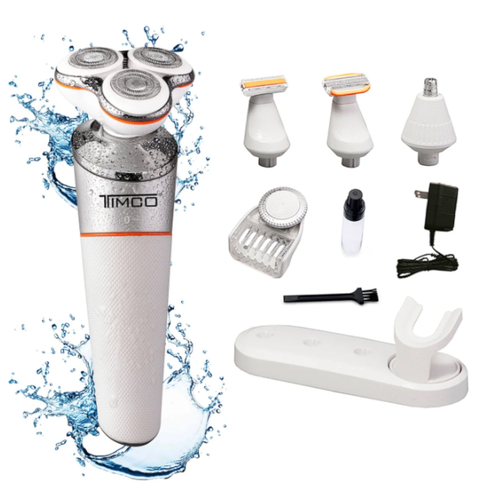 TIMCO Shaver Electric Rechargeable Trimmer Durable Water