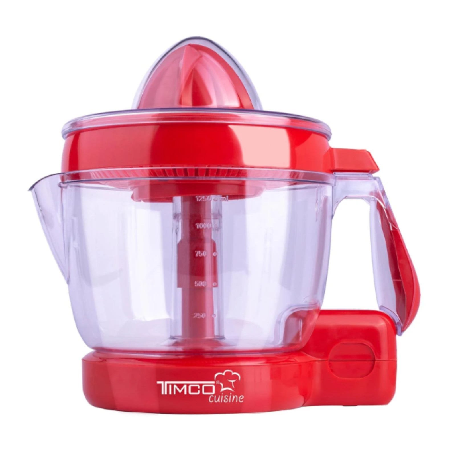 TIMCO Exprimidor Citrus Electric 1.25 Liters Color Red