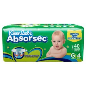 Diaper Kleenbebé Absorsec Size Large Unisex 40 pcs