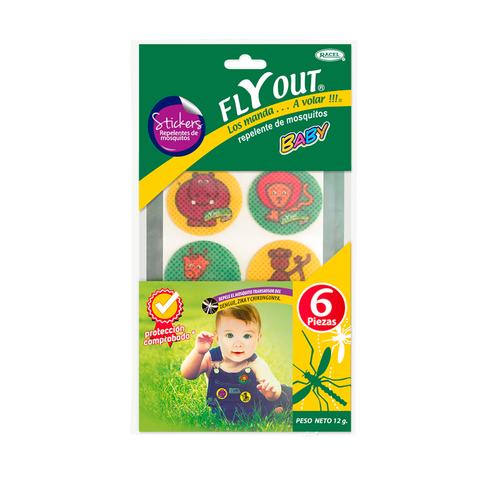Repente Fly Out Baby 6 Stickers