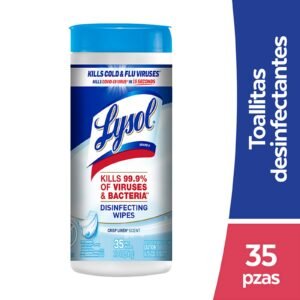 Lysol Wipes Desinfectantes for Superficies Crisp Linen 35 Pieces