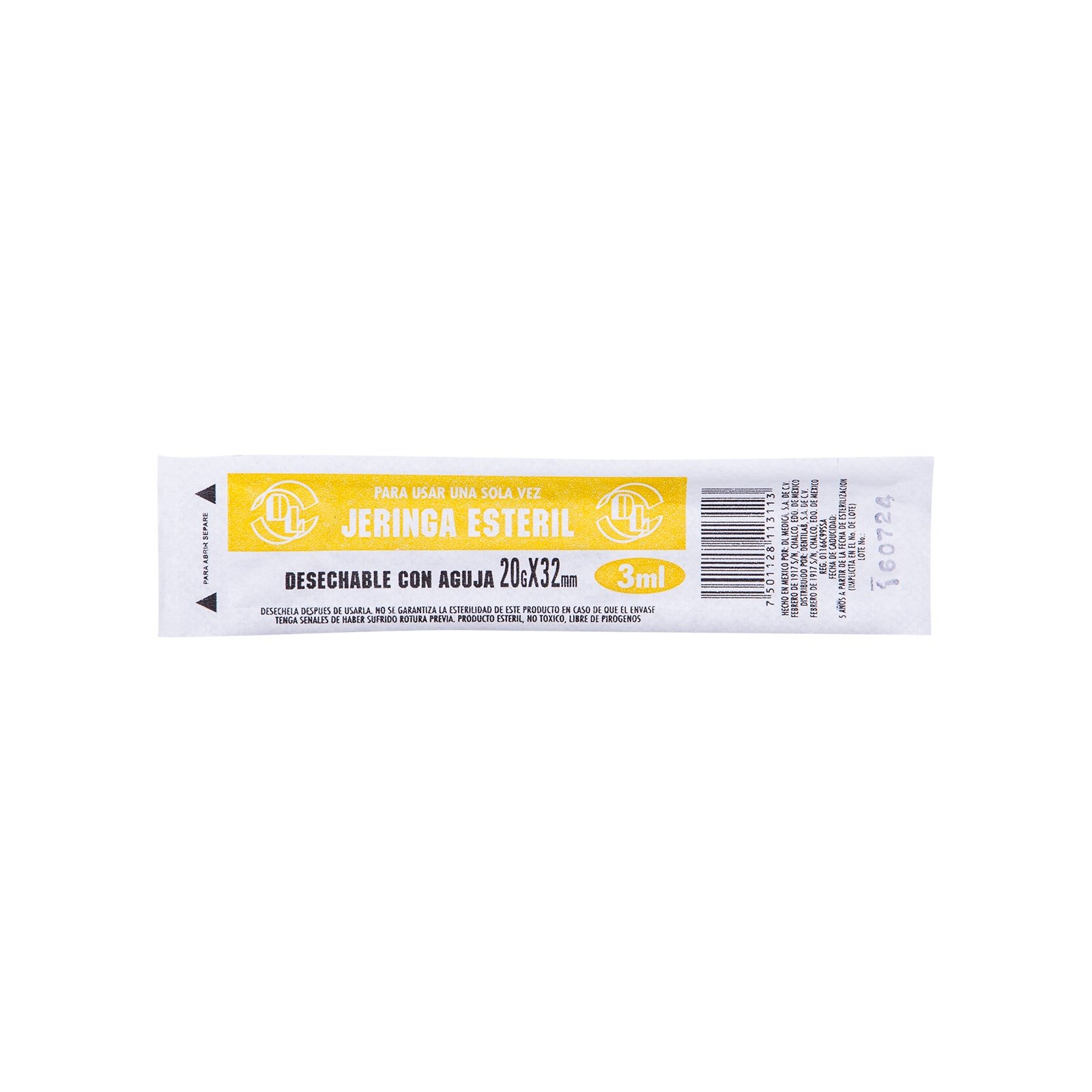 Syringe Disposable DL 20X32 3 ml