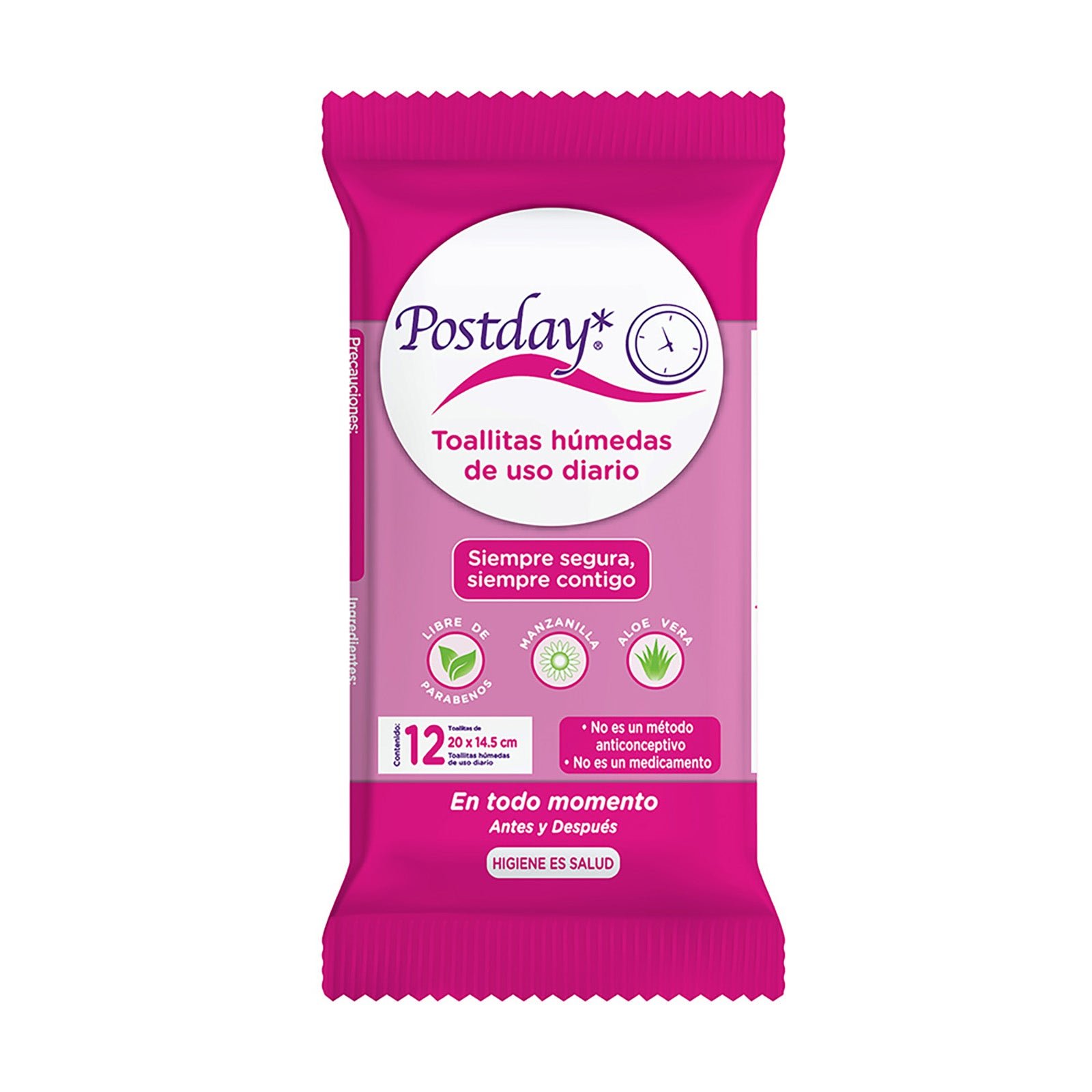 Postday Wet Wipes 12 Pieces