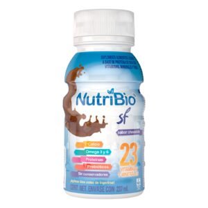 Nutribio SF - Chocolate Flavor in envase with 237 ml