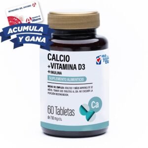 Calcium + Vitamin D3 60 Tablets Me Quiero Bien