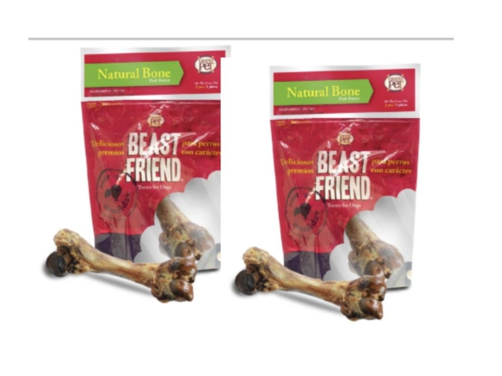 GRANDPET 2 Pack Hueso Natural for Dog 1 Piece