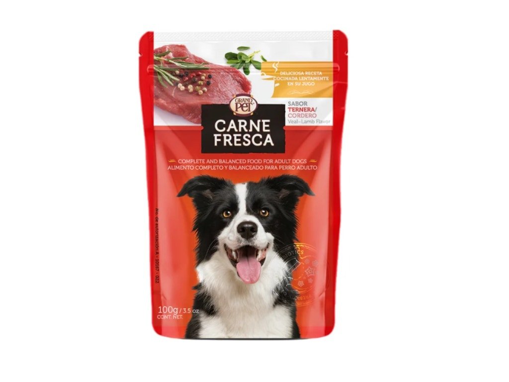 Food Wet for Dog Ternera & Cordero 100 g GRANDPET
