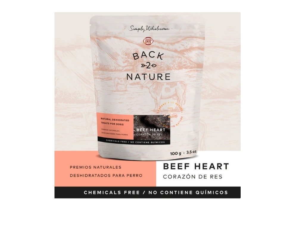 GRANDPET Snacks Corazón Beef Deshidratado 100 g