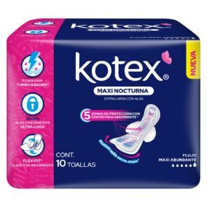 Sanitary Pads Kotex Maxi Night with Alas 10 pcs