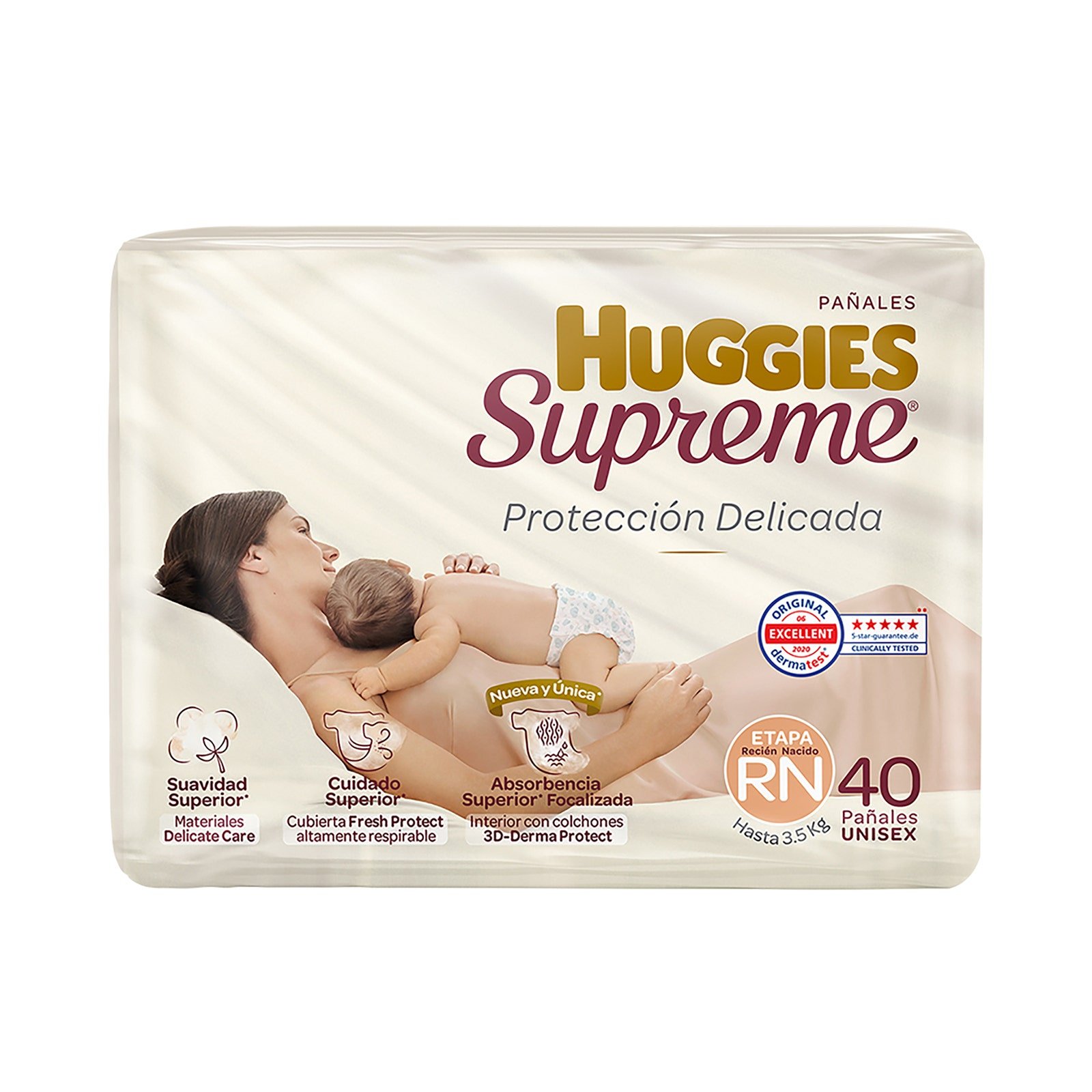 Diaper Huggies Supreme Newborn Unisex 40 pcs