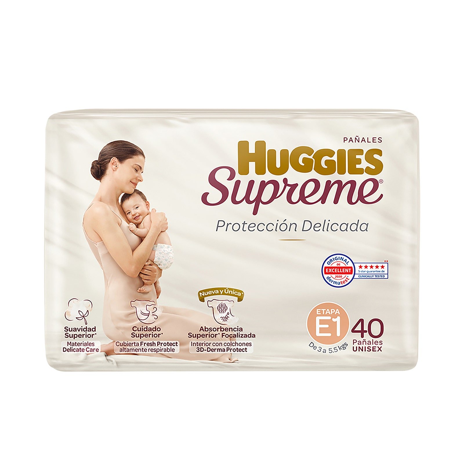 Diaper Huggies Supreme Stage 1 Unisex 40 pcs