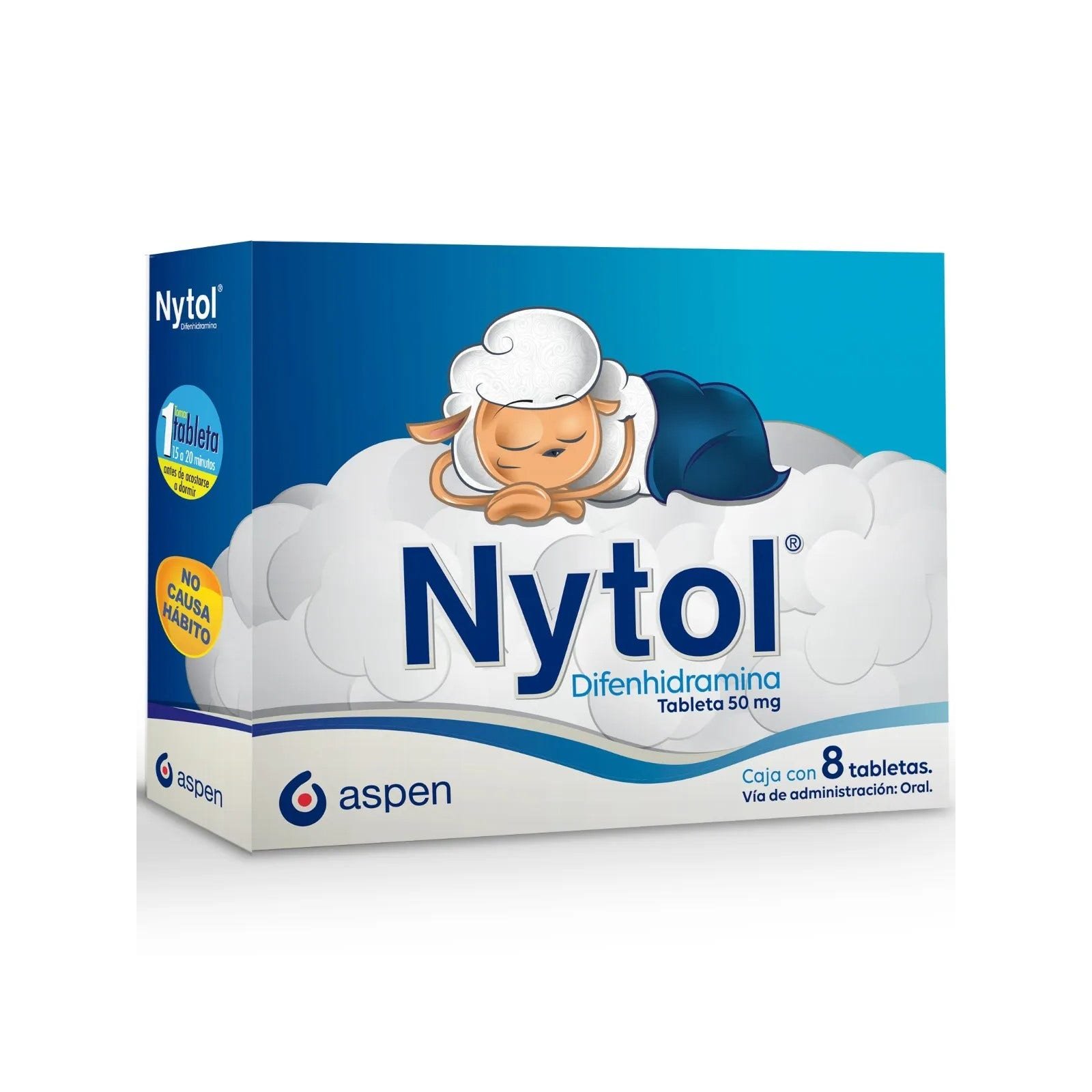 Nytol 50 mg with 8 Tablets